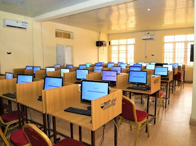 Spaces for digital learning — TETFund education imagery